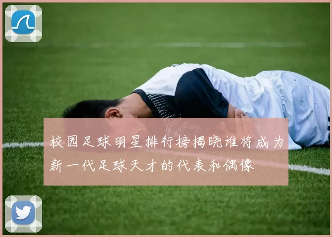 校园足球明星排行榜揭晓谁将成为新一代足球天才的代表和偶像
